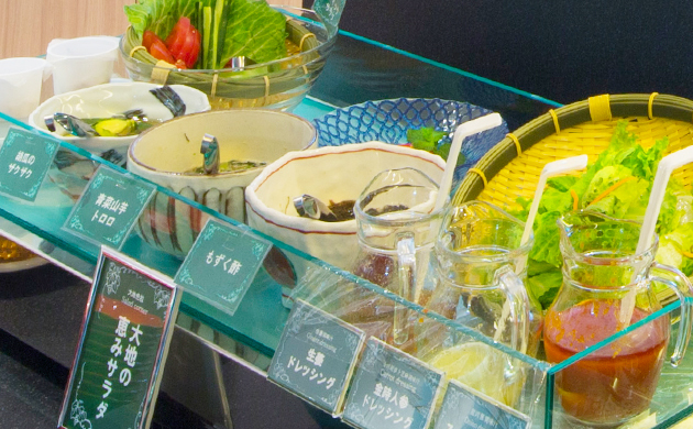 大地の恵サラダコーナー