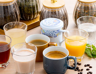 種類豊富なドリンクコーナー